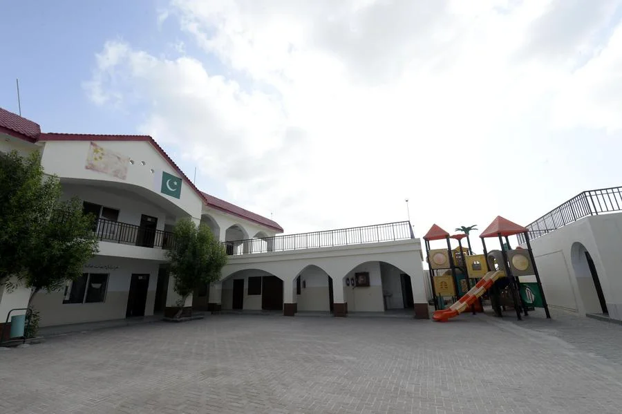 A view of the China-Pakistan Government Middle School in Faqeer colony in Gwadar, Pakistan on Sept. 16, 2024. [Xinhua]