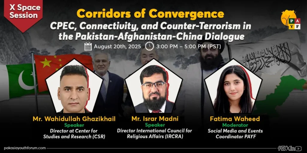 Corridors of Convergence: CPEC, Connectivity, and Counter-Terrorism in the Pakistan-Afghanistan-China Dialogue