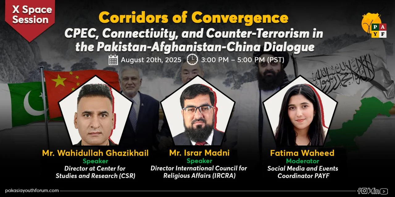 Corridors of Convergence: CPEC, Connectivity, and Counter-Terrorism in the Pakistan-Afghanistan-China Dialogue